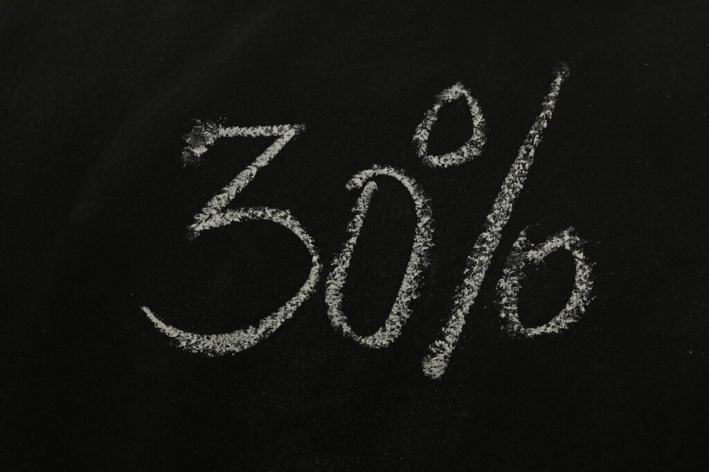thirty, percent, statistics, money, sign on, symbol, sale, discount, services, icon, percentage, price, number, button, market, finance, marketing, financial support, business, special, interest, designation, to buy, shop, shopping, credit, thirty, percent, percent, percent, percent, percent, sale, sale, sale, percentage, percentage, special, shopping